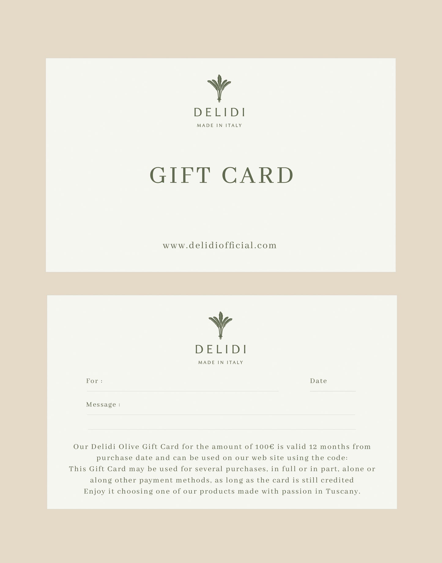 Delidi Gift Cards