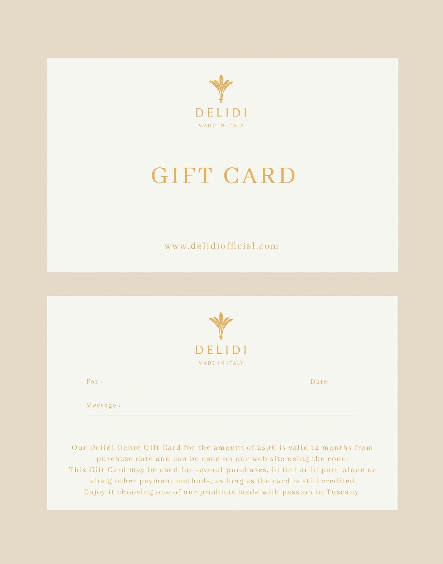 Delidi Gift Cards